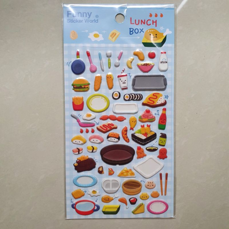 

lunch box kawaii sticker