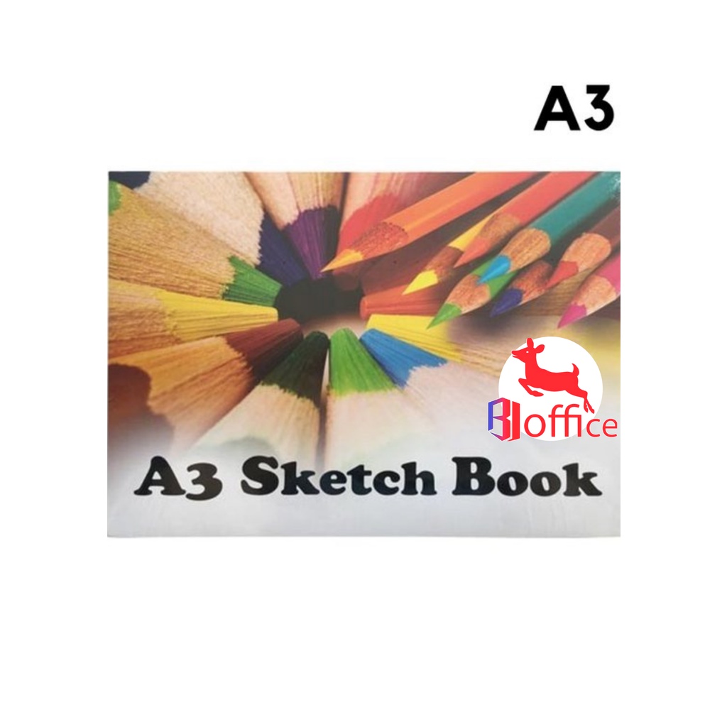 

Kiky SketchBook A3 / Kiky skethbook / Buku Sketsa / Murah