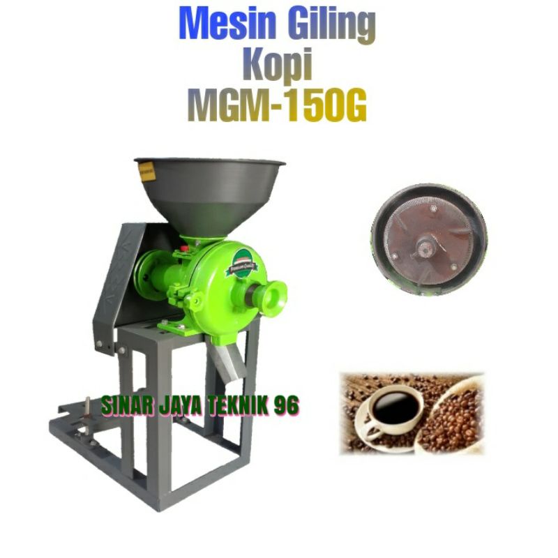 Mesin Giling Kopi Halus Mahkota Tanpa Mesin Engine