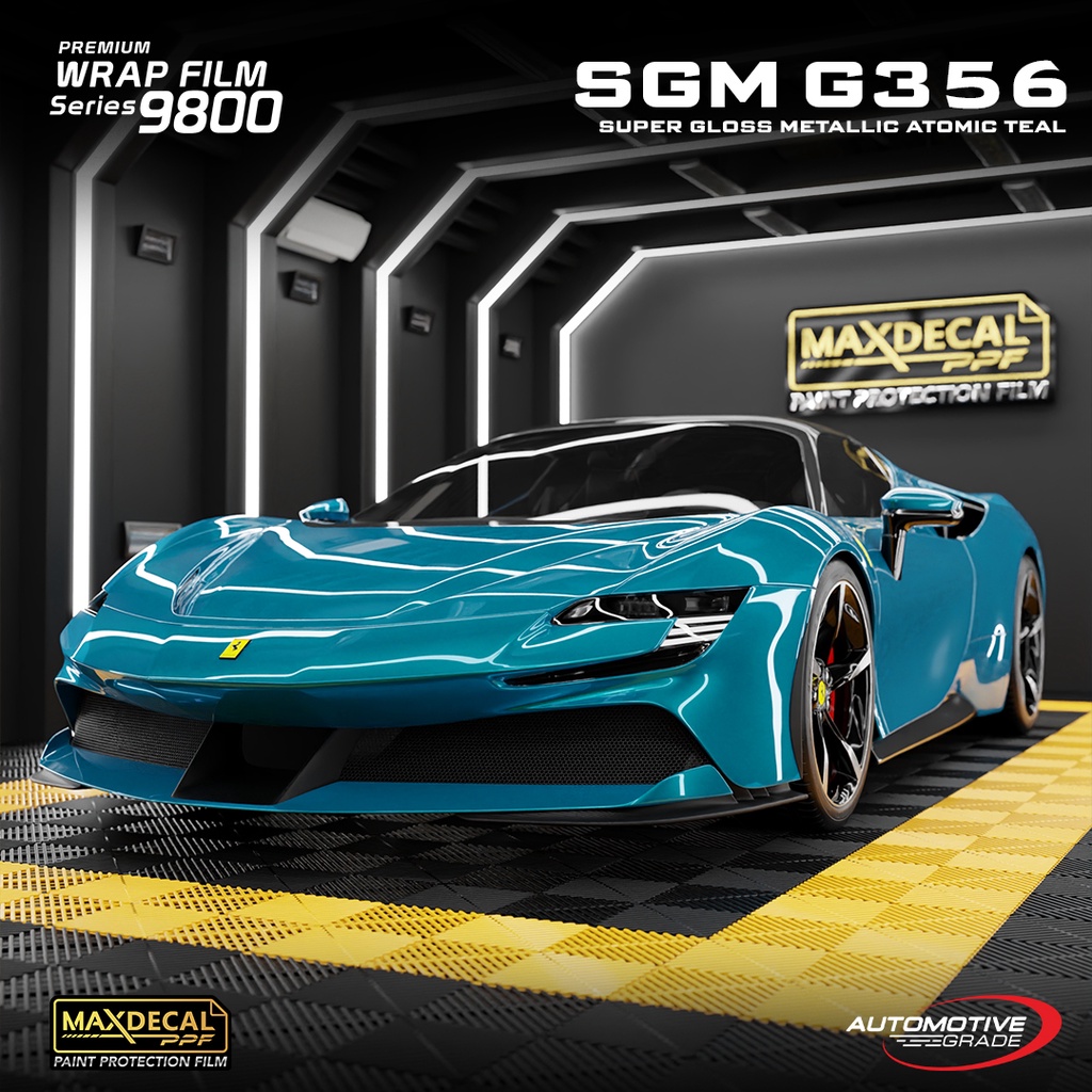 Maxdecal Premium Wrap Film 9800 - ATOMIC TEAL