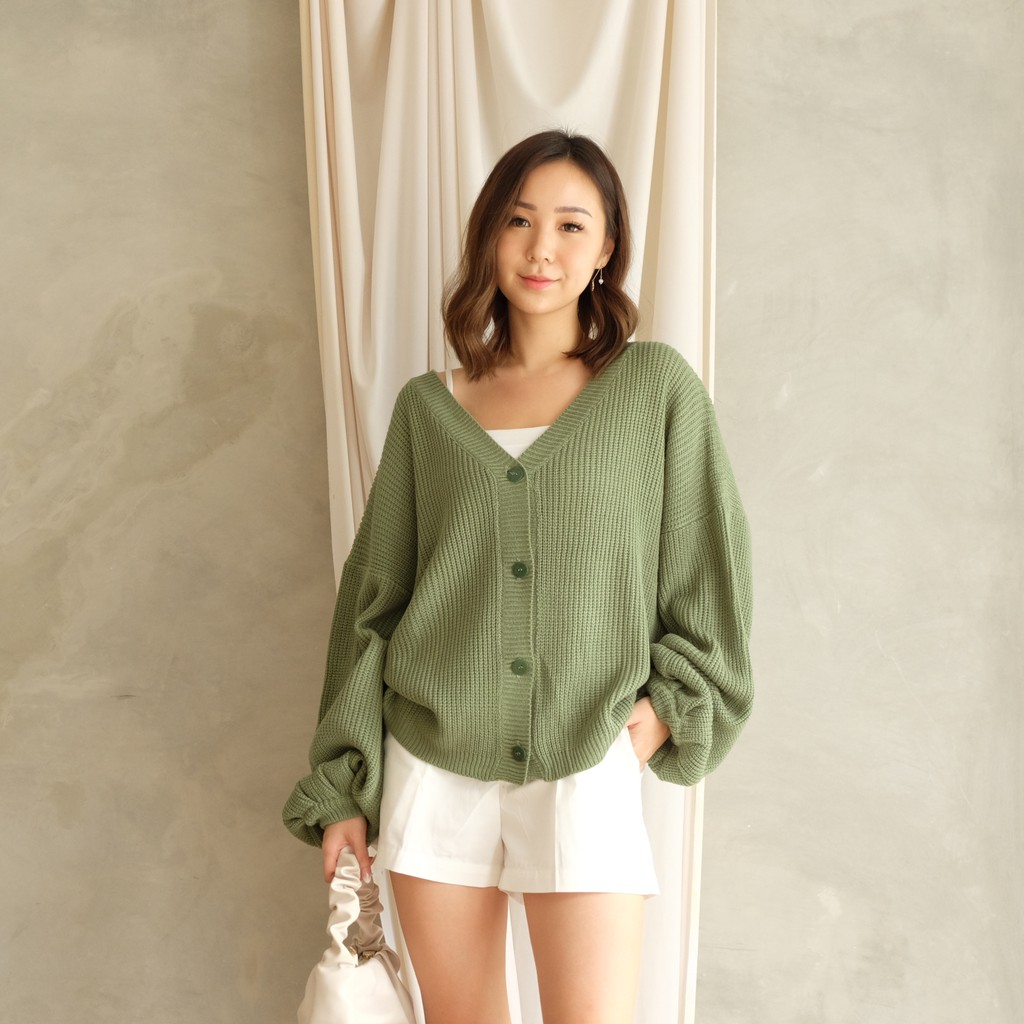 Ayama Knit Cardigan Pakaian Wanita