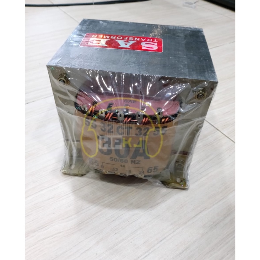 TRAFO TRANSFORMER SAE 30A CT 65 30 AMPERE 30AH 65V CT 65 VOLT MURNI