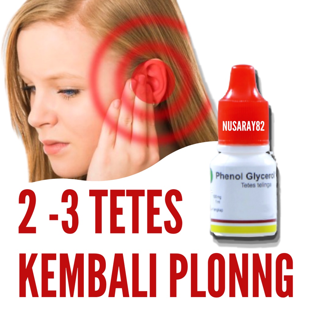 (Original) Phenol Glycerol Fenol Gliserol Glyserol 10% Tetes Telinga Botol 5 Ml Penol Obat Infeksi