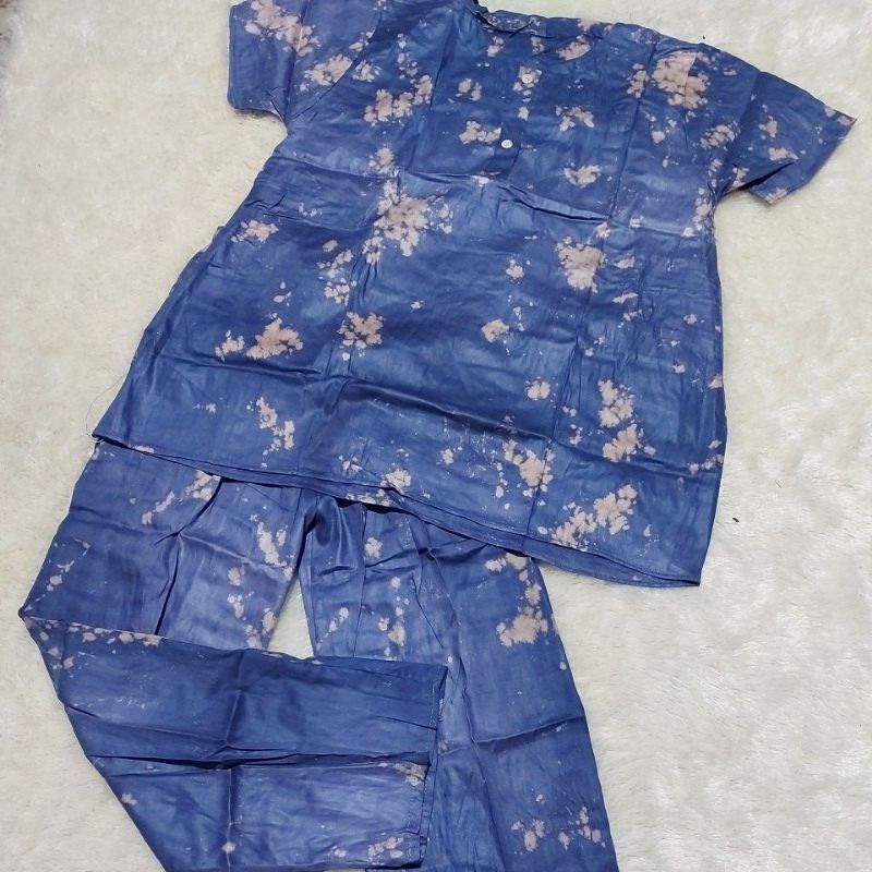 ONE SET PIYAMA CP TIEDYE WANITA / SET PAJAMAS TIE DYE CELANA PANJANG (etalase1)-Motif 10