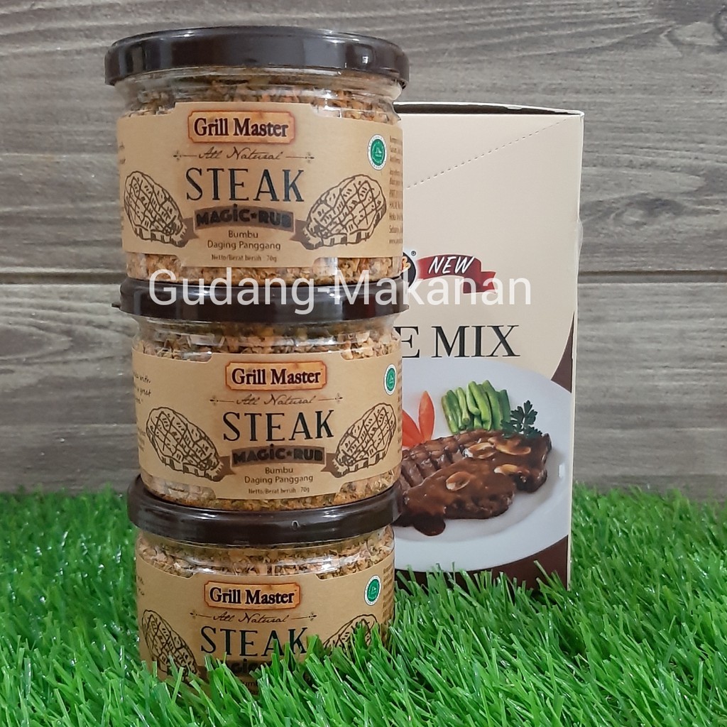 Jay's Grill Master Steak Magic Rub | Bumbu Daging Panggang 70gr