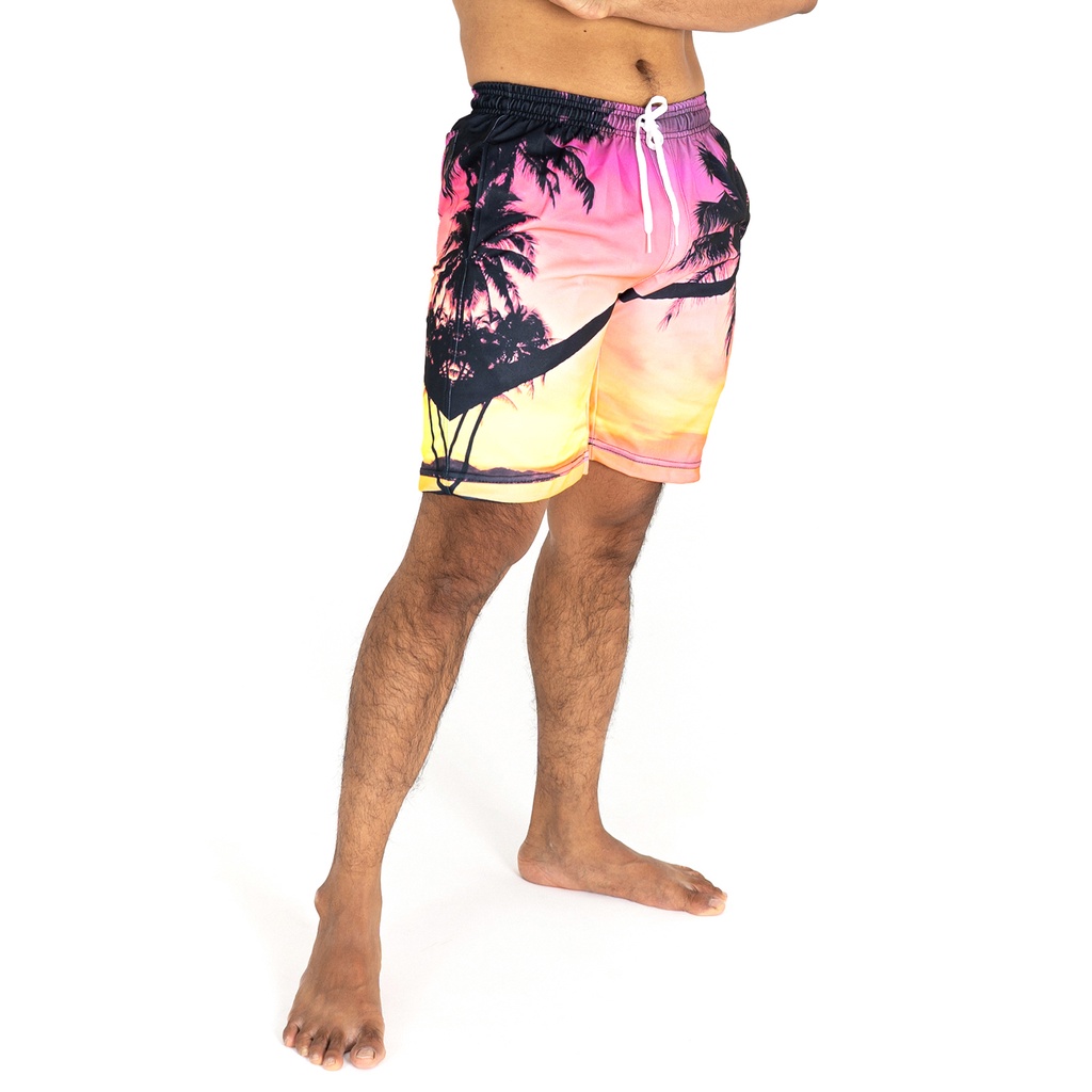 Woku Woku Beachwear Celana Pantai Santai Renang Sunset series WCS-005OR