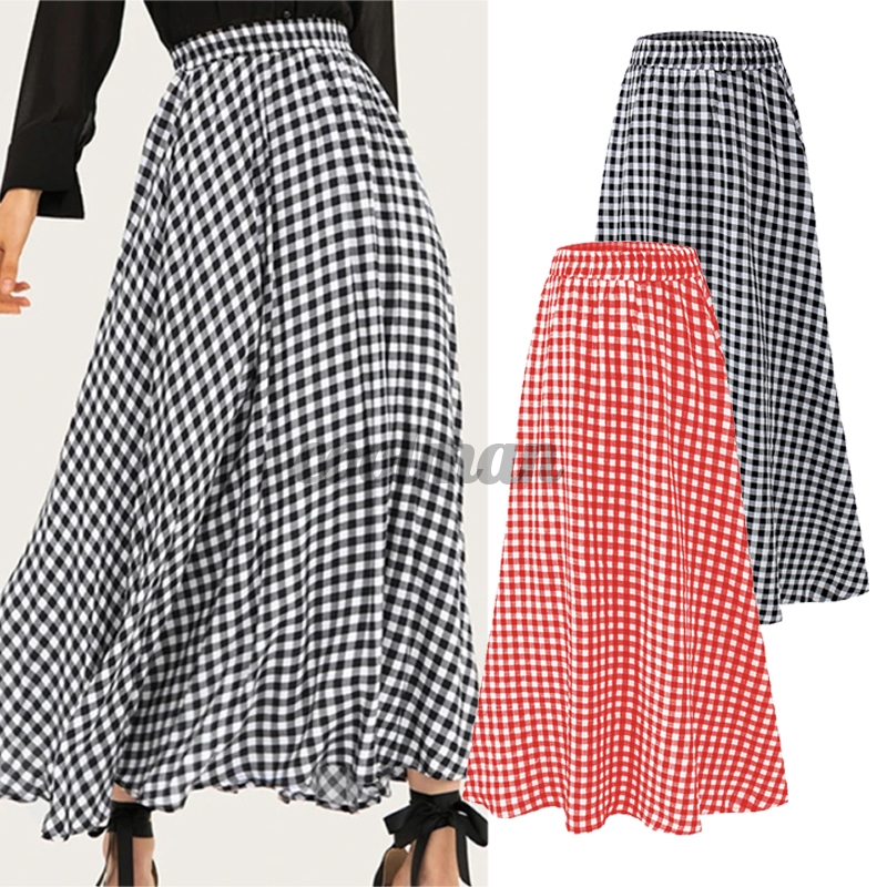 plus size a line maxi skirt