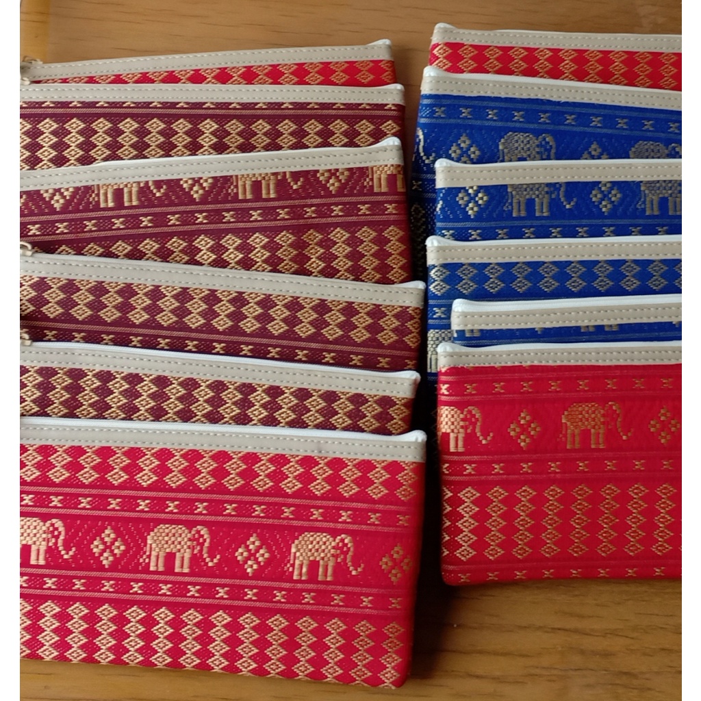 Dompet  kecil wanita  motif gajah oleh-oleh Thailand/dompet HP/dompet koin import/dompet cewek lucu/
