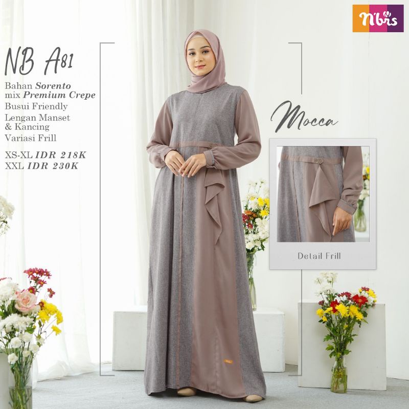 NEW ARRIVAL BY NIBRAS NB A81 BROWN/NB A881 LILAC(ready stok)