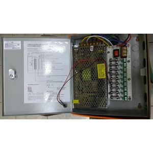 Power Supply Box 10A/12V Central Panel Cctv