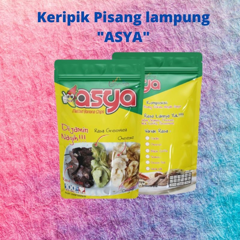 

keripik pisang rasa greentea melted
