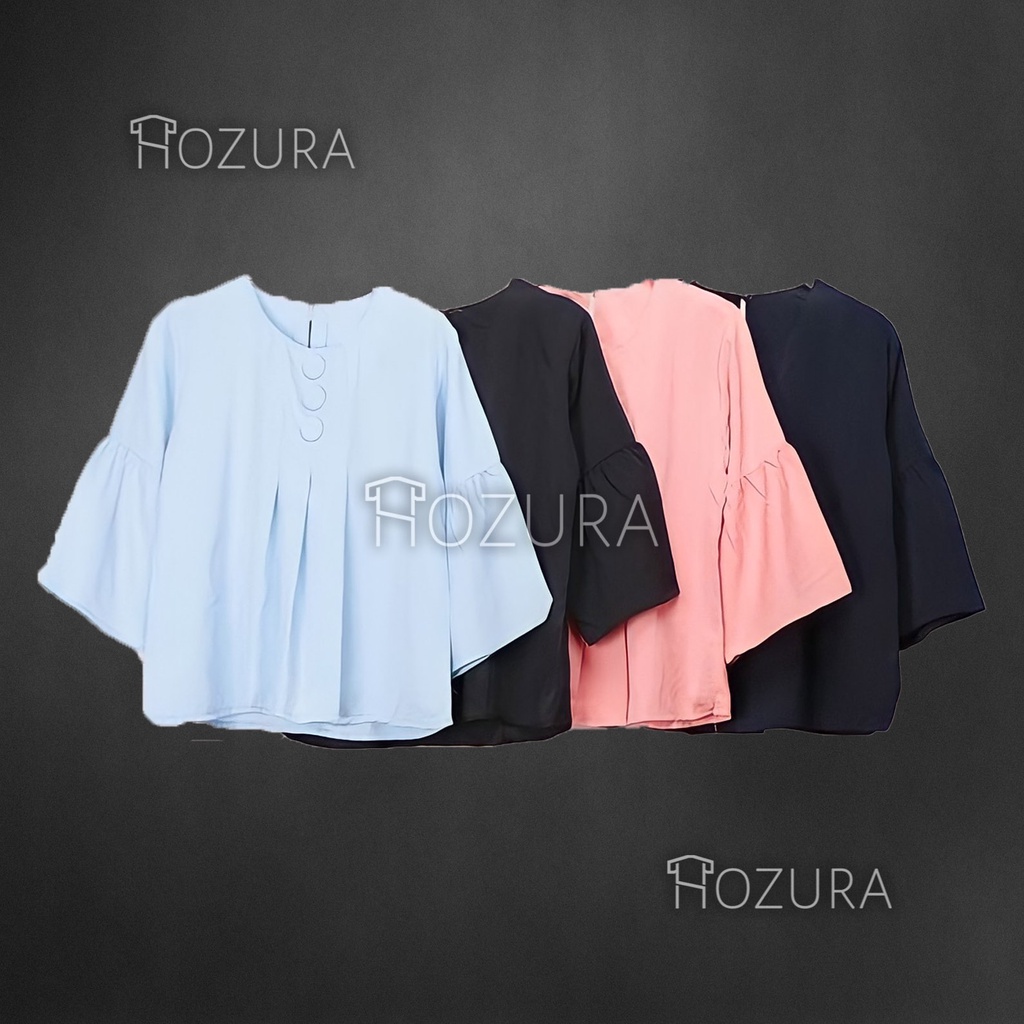 HOZURA - Blouse Wanita Premium Taki - Blus Murah Import Blouse Batwing Kalong Lasperal Sweater Rajut Betwing Kayoung Blouse Korea - Chana Blouse - Atasan Wanita - Pakaian Terlaris - Korean Style - Pakaian Wanita Pakaian Terlaris Casual Kekinian Terbaru