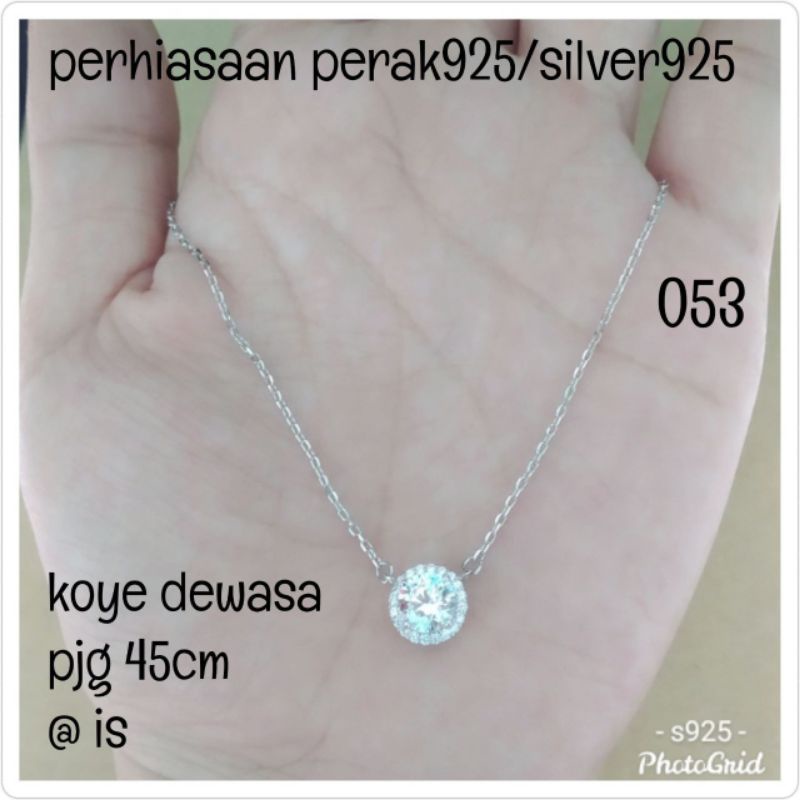 KALUNG KOYE DEWASA PUTIH 053 PERAK 925