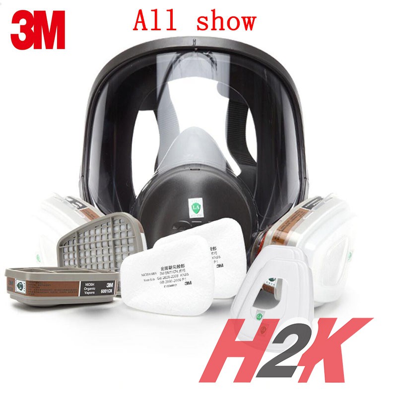 Download Masker 3m Full Facepiece Reusable Respirator 6800 Shopee Indonesia PSD Mockup Templates