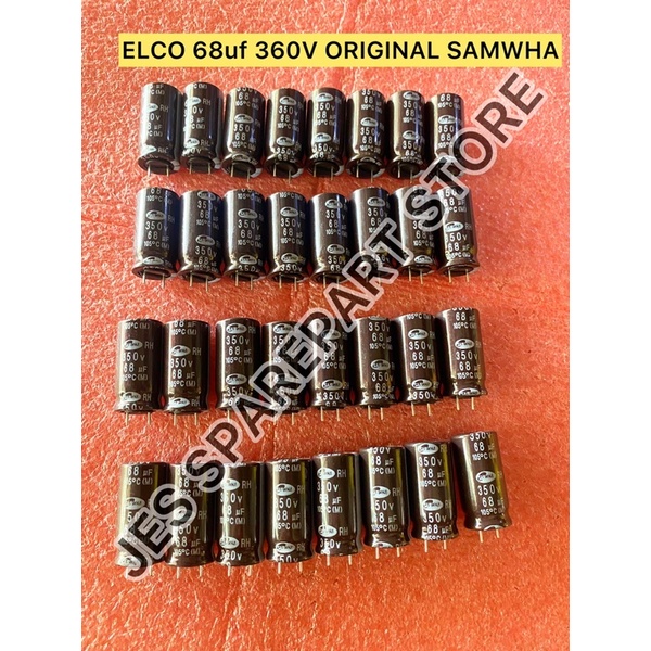 ELCO 68uf 350V ORIGINAL SAMWHA