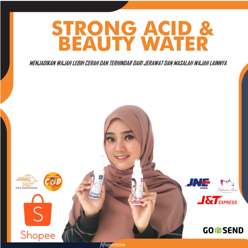 Original 100ml STRONG ACID pH 2.5 - BEAUTY WATER pH 6 - STRONG KANGEN pH 11.5