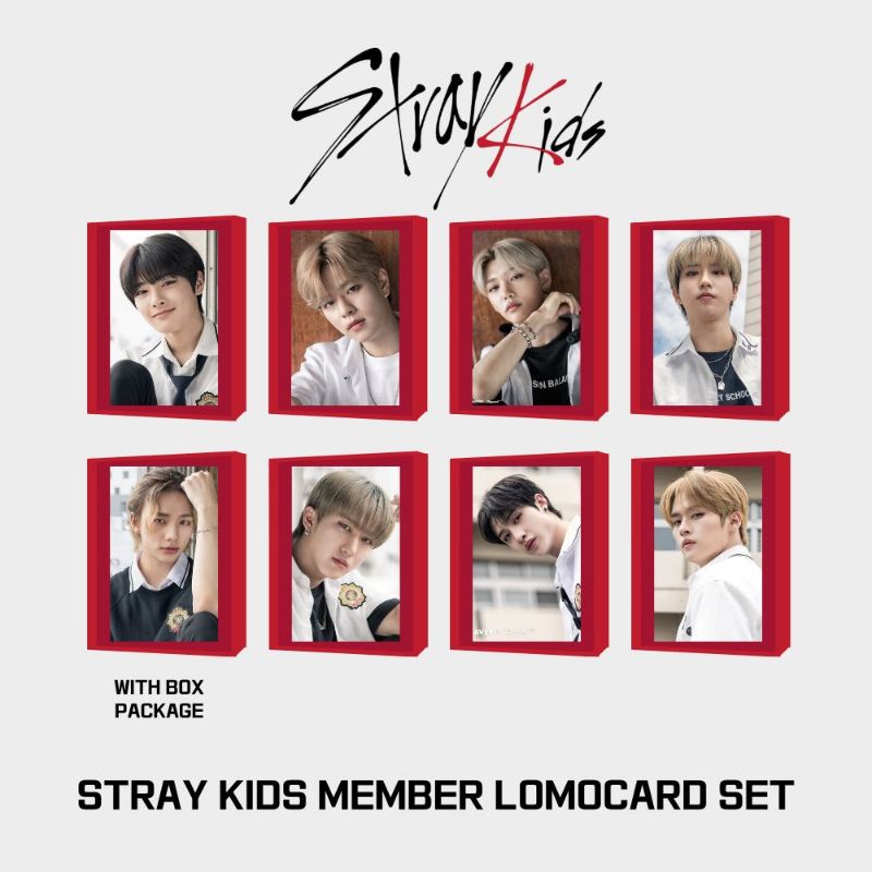 LOMO CARD STRAY KIDS LOMOCARD (ISI 25 PCS + BOX + LAMINASI 2SISI) KPOP IDOL KOREA PREMIUM MURAH UNOFFICIAL BANGCHAN LEEKNOW CHANGBIN HYUNJIN HAN FELIX SEUNGMIN IN READY STOCK !