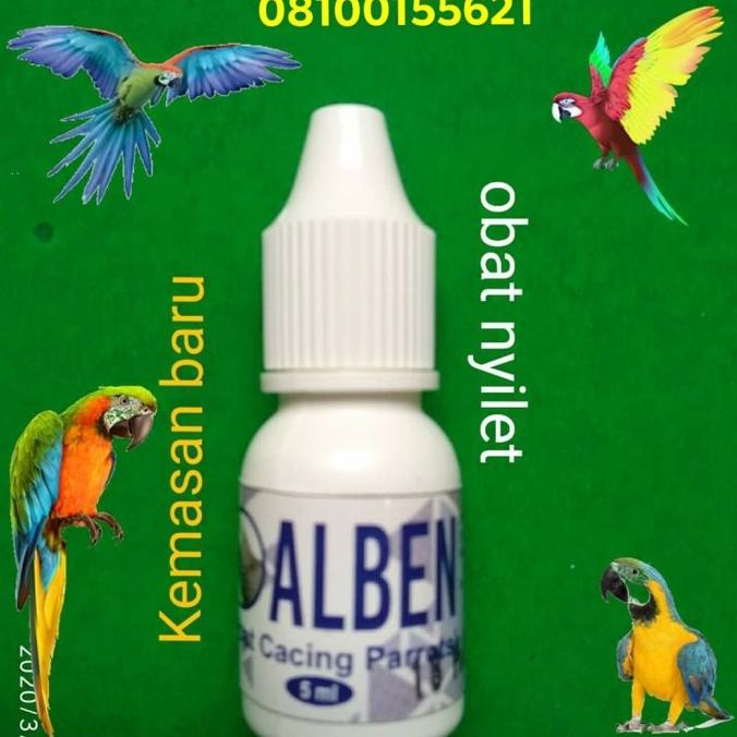 ALBEN/obat cacing/burung/mengobati/nyilet/snot/berak darah/kosambipet