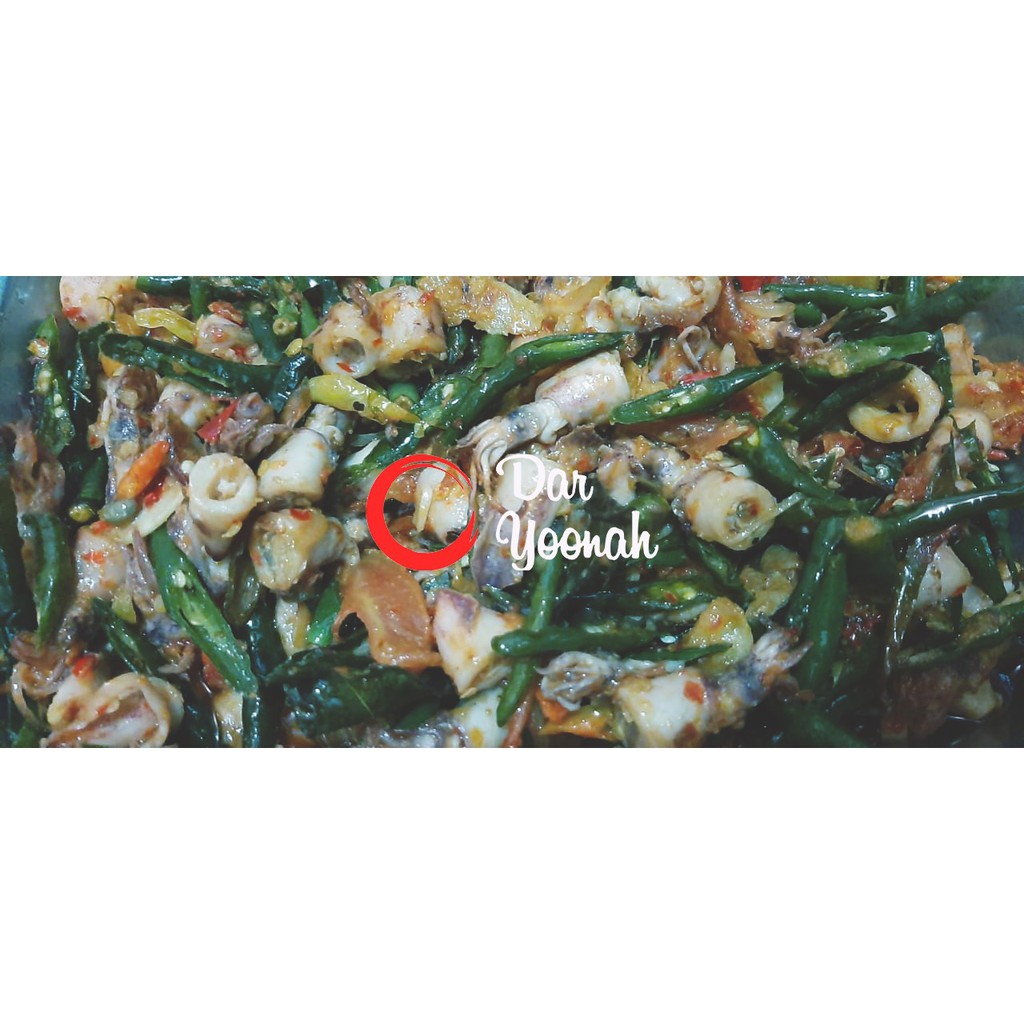 

Cumi Asin Cabe Ijo Vacum Pack - Homemade