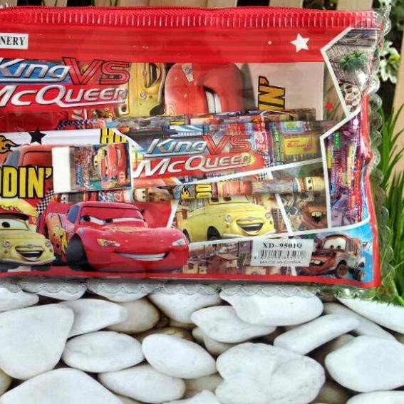

✫ Stationery Set CARS Kantong Souvenir Kado Alat Tulis Goodie Bag Ultah ❂