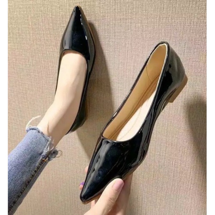 Sepatu Formal Santai Flat Shoes Wanita Korean Style