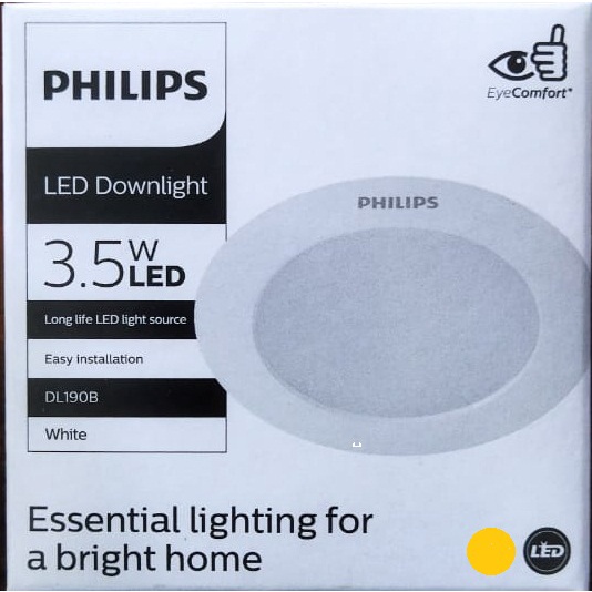 LAMPU DOWNLIGHT LED PHILIPS ERIDANI 3.5 WATT