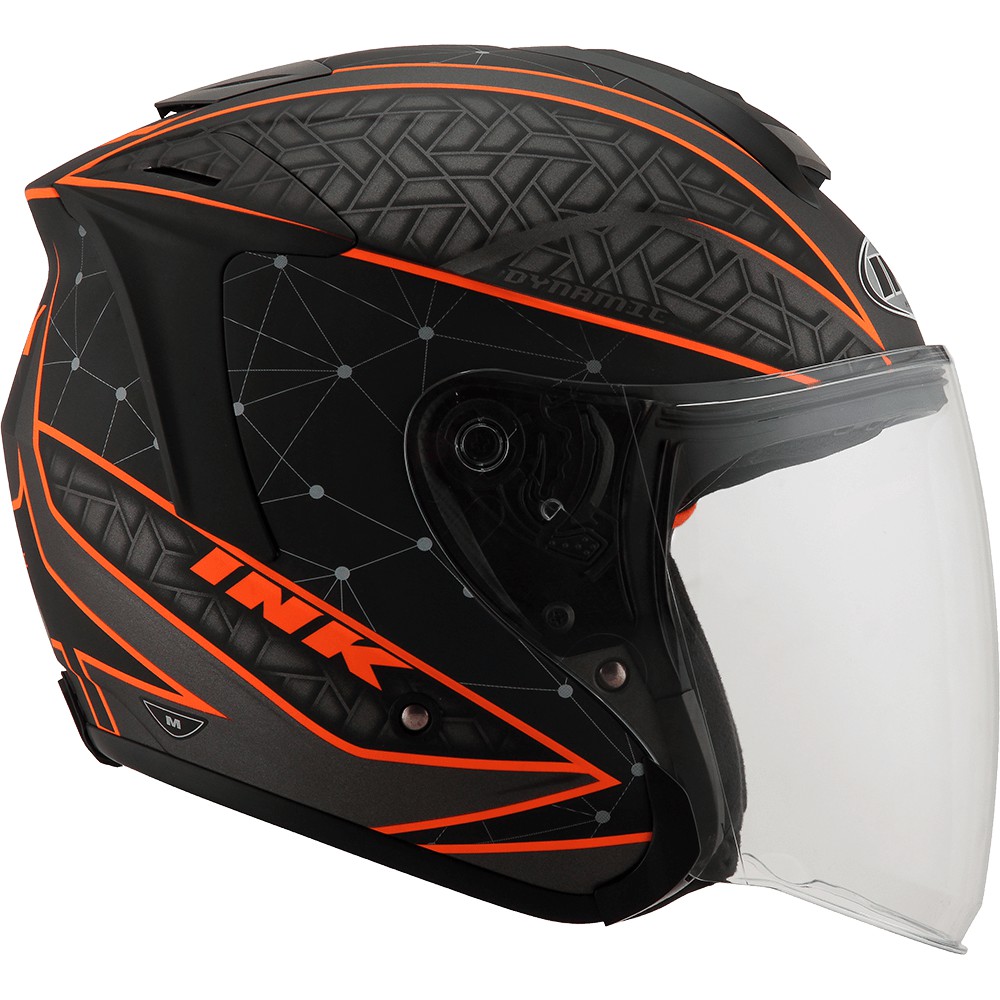 HELM INK DYNAMIC #2 - GUNMETAL DOFT/ORANGE FLUO