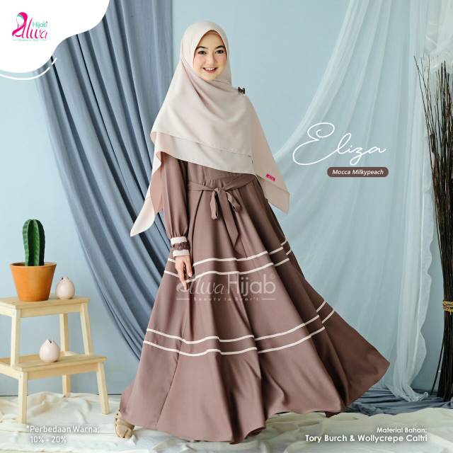 Gamis Wanita Eliza Dress Fashion Muslim Wanita