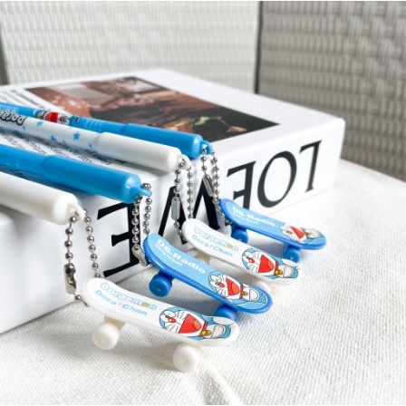 PULPEN SKATEBOARD DORAEMON PEN BTS PENA SKATE BOARD LUCU UNIK READY MURAH GROSIR COD