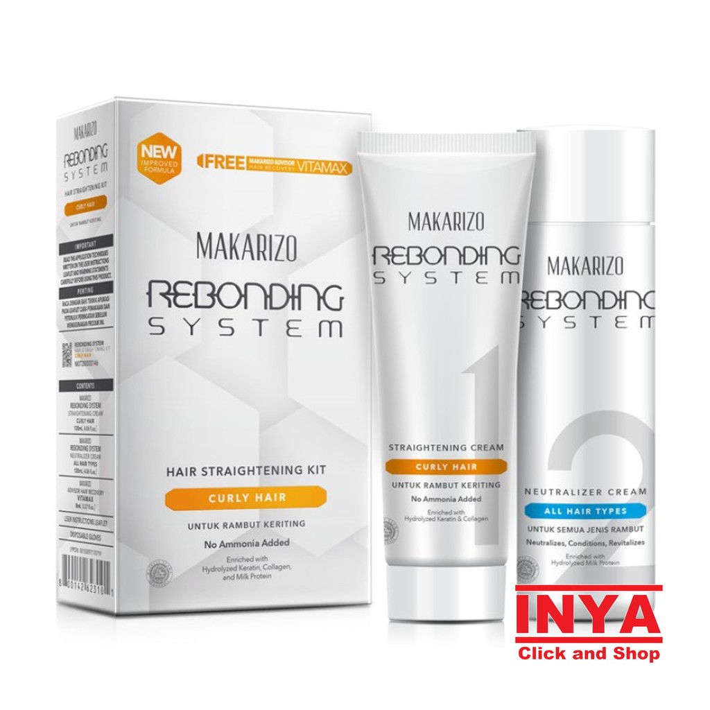 MAKARIZO REBONDING SYSTEM FREE VITAMAX - Krim pelurus rambut