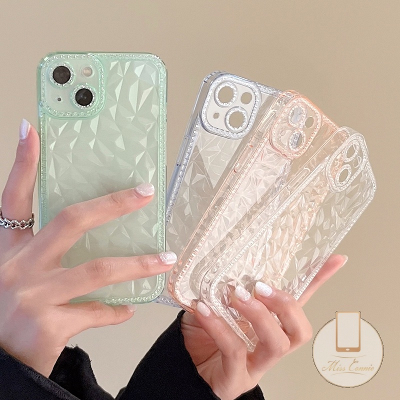 Soft Case TPU Transparan Glitter Berlian 3D Untuk IPhone 14 11 13 12 Pro Max 12Pro 14Pro 13Pro 11Pro Max 6 6s 7 8plus