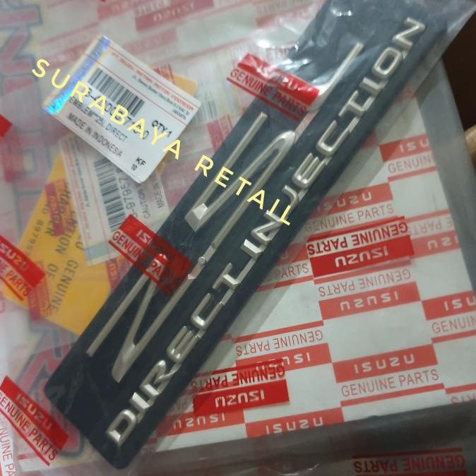 EMBLEM 2.5L DIRECT INJECTION ORIGINAL ISUZU PANTHER KOTAK