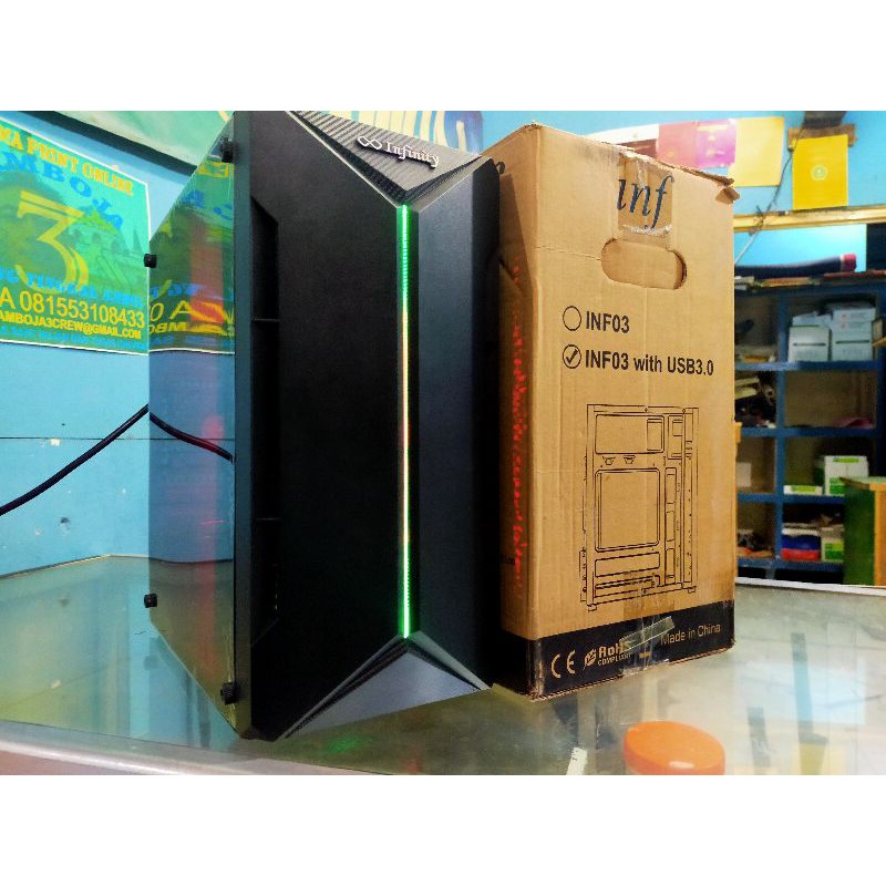 PC GAME/DESAIN CORE I5 RAM 8GB SSD 120GB VGA CARD