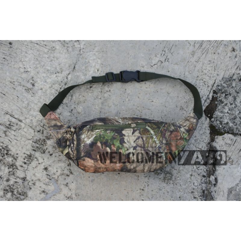 Waistbag Camo Mossy Oak Infinity / Tas Pinggang Loreng Camo Mossy Oak Infinity / Tas Pinggang Pria