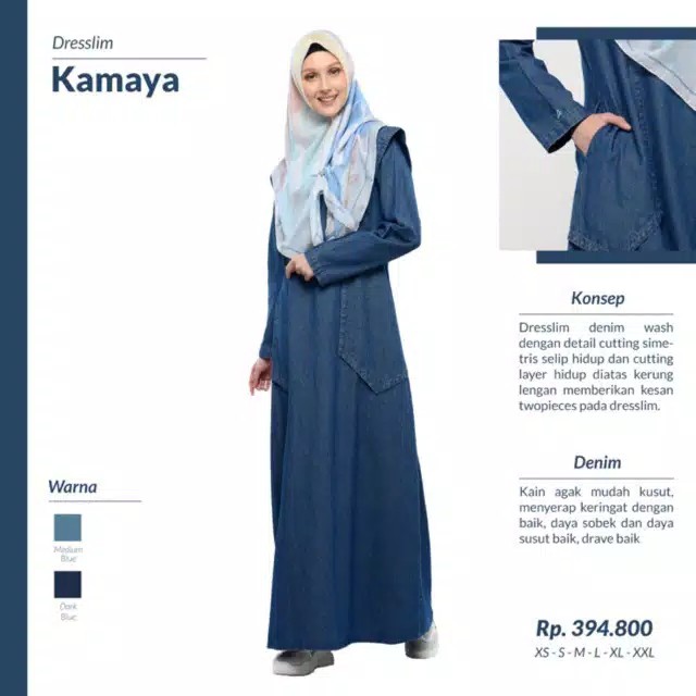DRESSLIM RABBANI - GAMIS KAMAYA