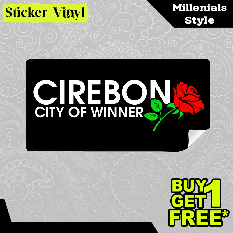 

Stiker Sticker Cirebon City of Winner Tulisan Kalimat Keren dan Inspiratif Aesthetic Bahan Vinyl Satuan Anti Air