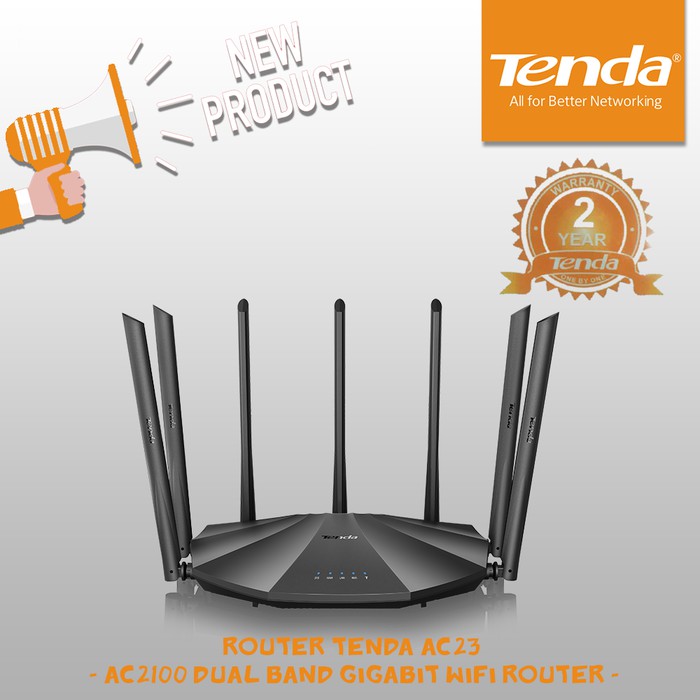 Tenda AC23 AC2100 Dual Band Gigabit WiFi Router