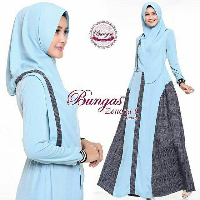 Zenova 5 & 6 Syari Original by Bungas / Gamis Casual Busui