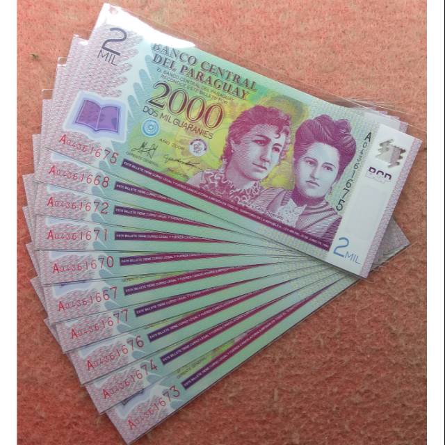 UANG ASING 2000 POLYMER PARAGUAY