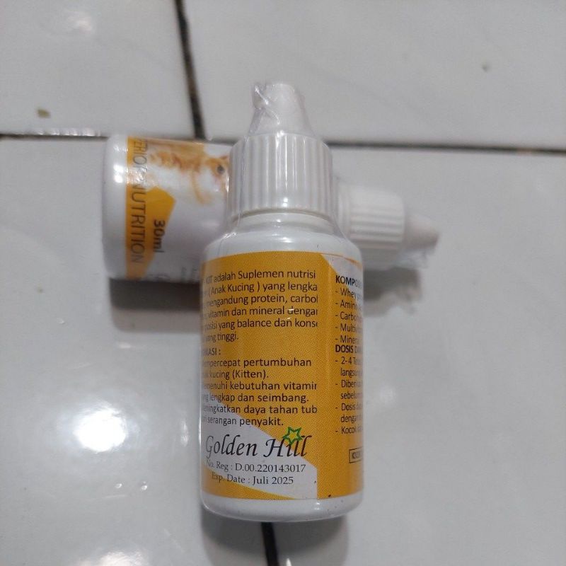 VIT KIT KUCING 30ML - Vitamin KITTEN ANAK KUCING PERTUMBUHAN DAN NAFSU Makan