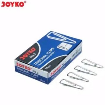 

Paper Clip No.3 / Trigonal clip / Penjepit kertas Joyko No.3