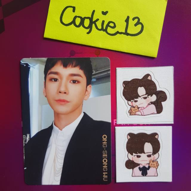 Ong Seongwu "IPU - I Promise You" PC / photocard Night ver. Wanna One Seongwoo