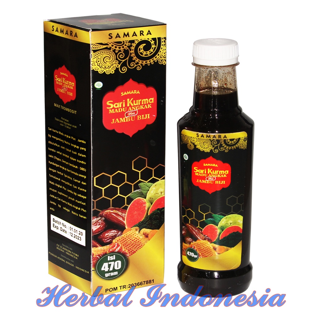 Sari Kurma Angkak Samara | Sari Kurma Angkak Plus Jambu Biji 470 Gram