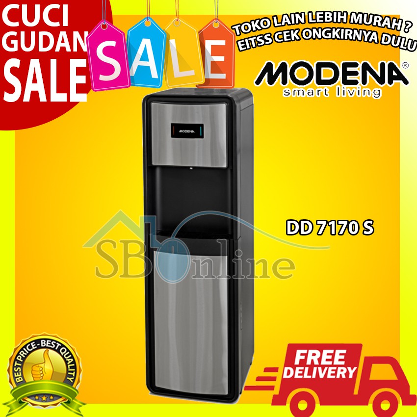 Dispenser Air by Modena - Water Dispenser DD 7170 S - Garansi Resmi