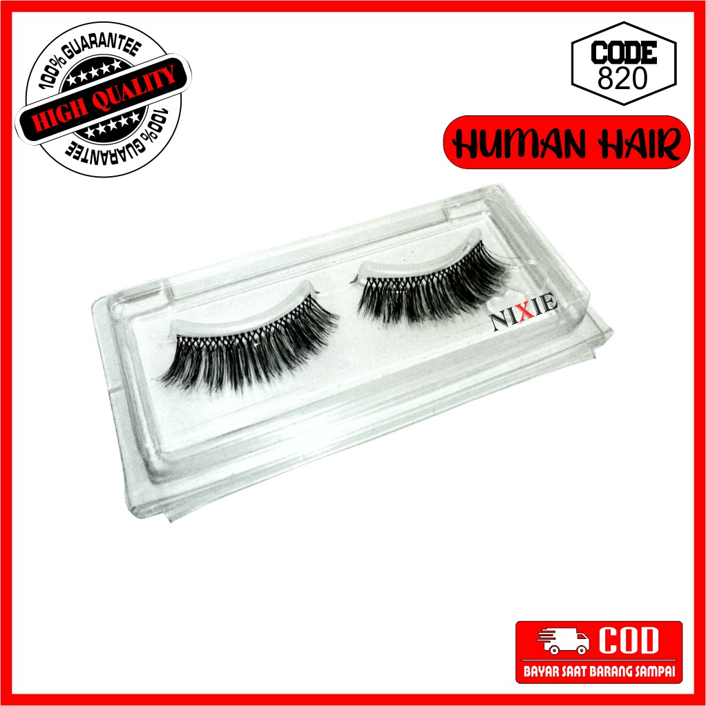 False Eyelash Bulu Mata Palsu Natural Premium Murah Lembut Satuan Kekinian