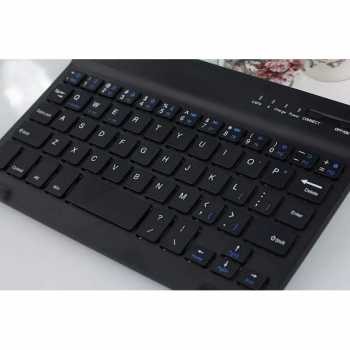 Keyboard/Mouse Bluetooth Rechargeable Wireless KM78D Windows Android + Cas Untuk Tablet HP Laptop TV Box