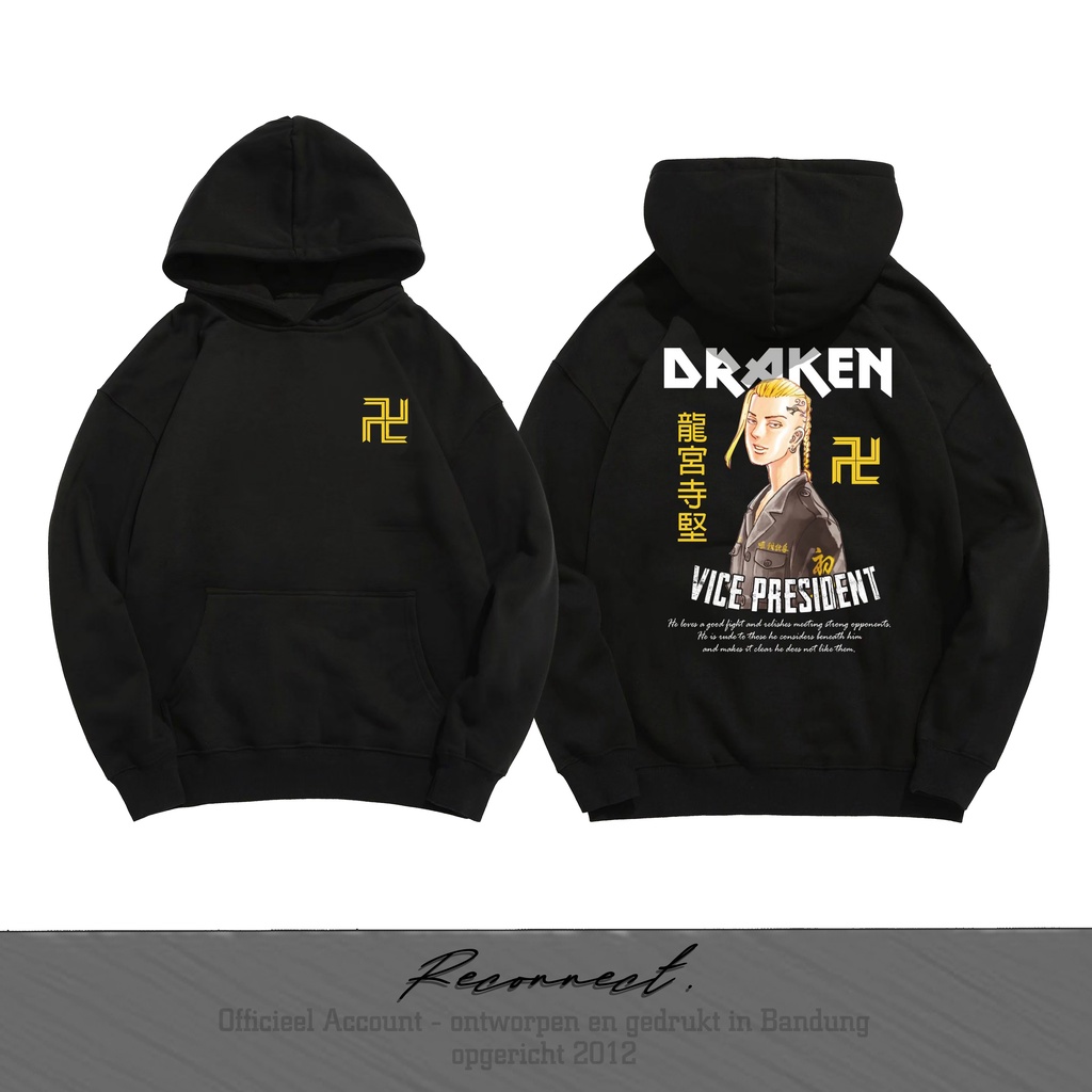 Reconnect Sweater Pullover Hoodie Anime Draken