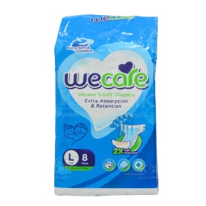 WECARE Unisex Adult Diapers L8