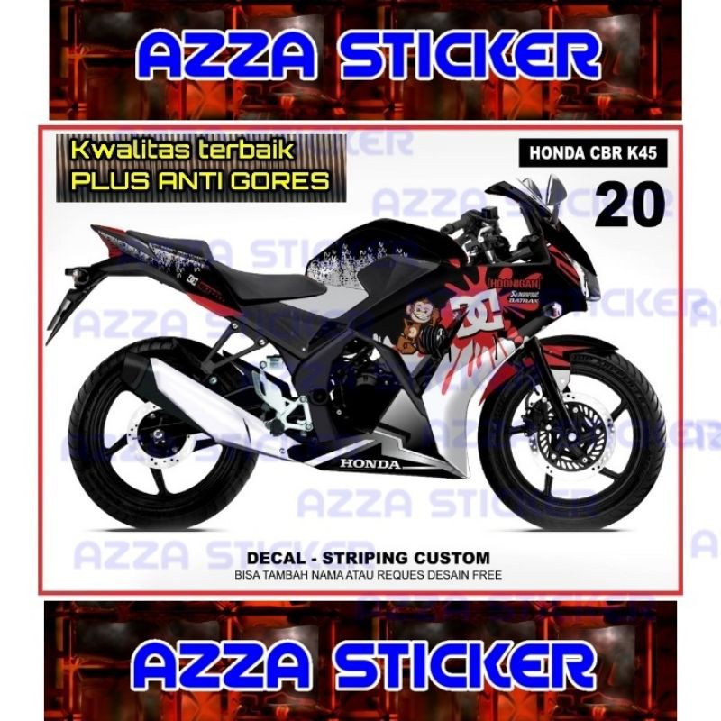 Sticker Striping Decal CBR150 K45 Full Body, Sticker Decal CBR150 K45 Full Body, Decal CBR150 K45 20
