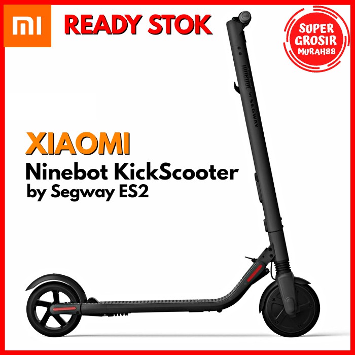 Skuter Elektrik Xiaomi Ninebot KickScooter by Segway ES2 Dark Gray